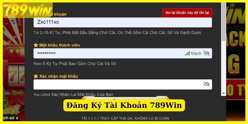 Hướng dẫn quy trình đăng ký 789Win chỉ với vài bước