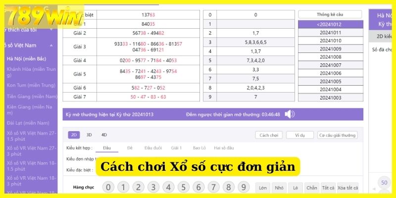 Cách chơi Xổ số cực đơn giản